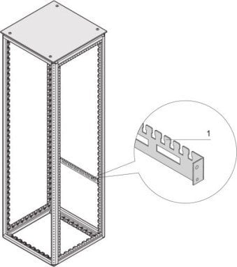 Szyna kablowa SCHROFF Varistar do szafy o szerokości 600W