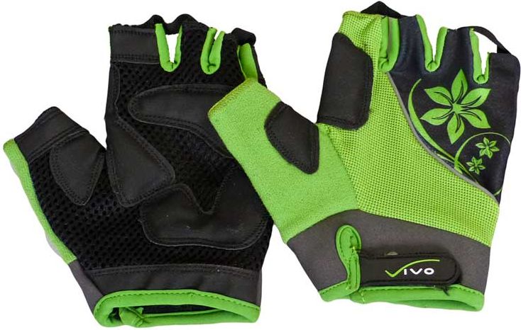 Vivo Rękawiczki rowerowe damskie Lady SB-01-3151 zielono-czarne r. XS (4962250)