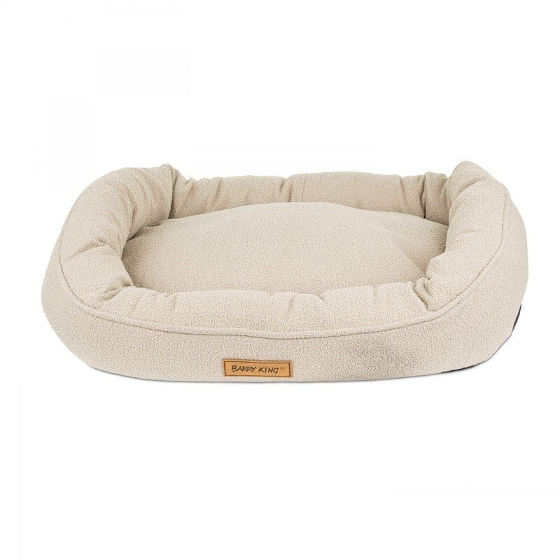 Barry King Legowisko dla psa, owalne, beżowy, 66*48*10cm, z zamkiem