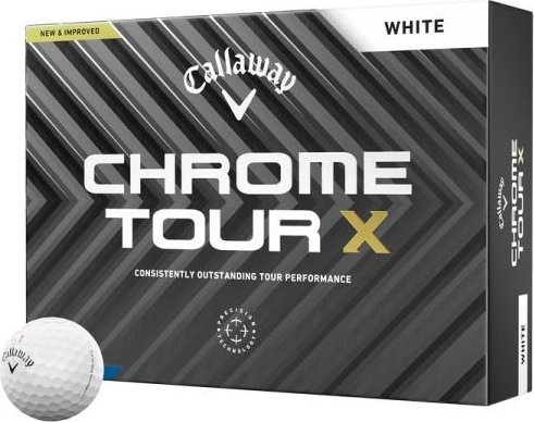CALLAWAY morele Piłki golfowe Callaway Chrome Tour X White (białe, 12 szt.)