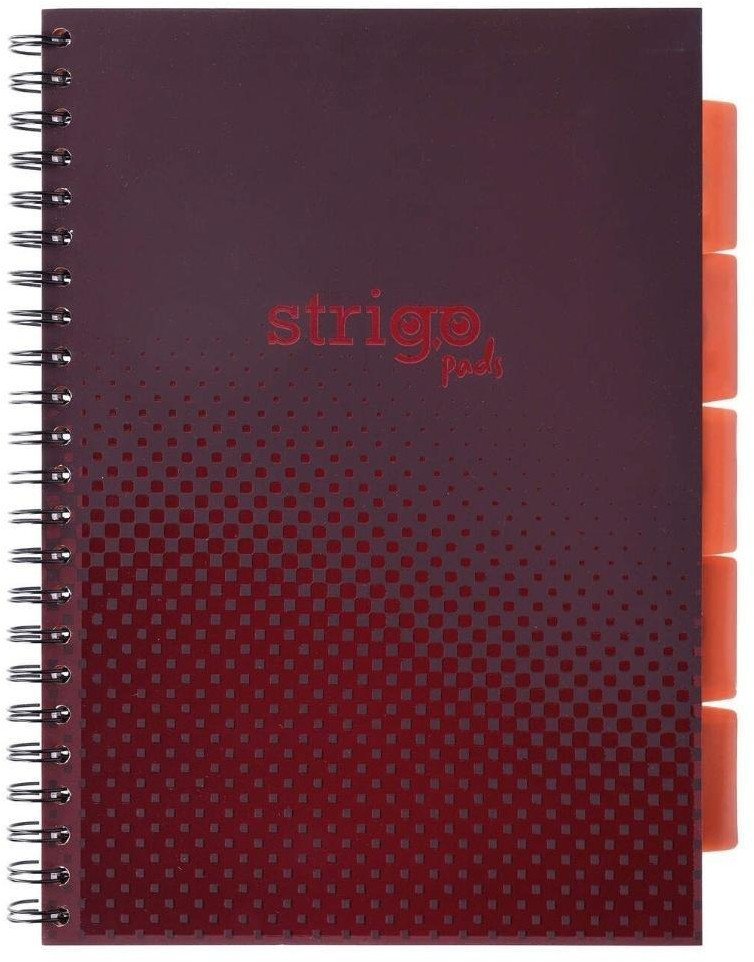 Kołozeszyt Pads A4/100K kratka Basic bordowy