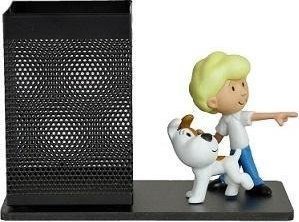 Tisso Toys Przybornik biurkowy z figurkami: Chłopiec i Reksio