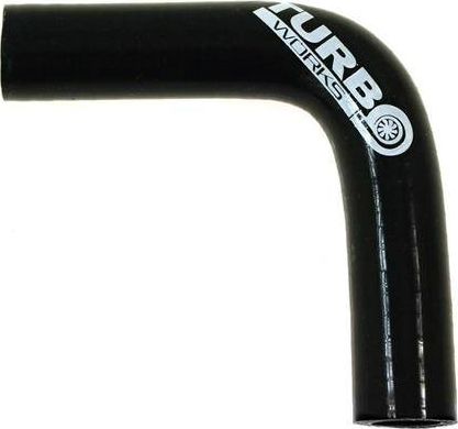 TurboWorks_B Kolanko 90st TurboWorks Black 20mm