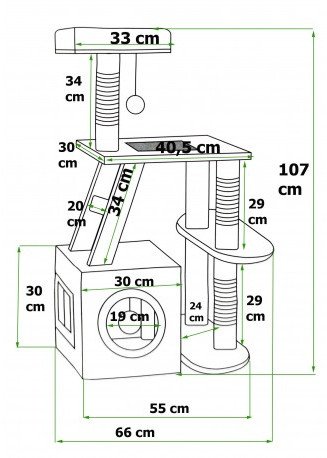 Drapak dla kota Royal&Petsky CAT-07-03 CAT-07-03