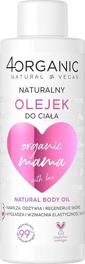 4organic Organic Mama naturalny olejek do ciała 125ml