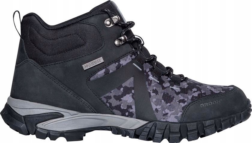 Buty trekkingowe męskie Ardon ARDON CREATRONHIGH CAMO - tekstylny wodoodporny outdoorowy trzewik trekkingowy wzmocniony nosek NYLON OXFORD/NUBUK 40