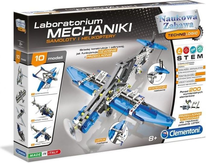 Clementoni Laboratorium Mechaniki Samoloty i helikoptery (60950)