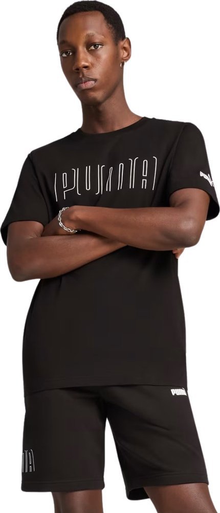 Koszulka męska Puma Sport Graphic Tee czarna 684617 01 M