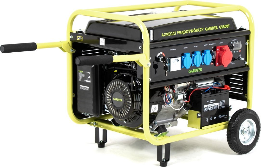 Agregat Gardyer AGREGAT PRĄDOTWÓRCZY GENERATOR PRĄDU TRÓJFAZOWY GARDYER G5500T 5.5 KW ESTART - OFICJALNY DYSTRYBUTOR - AUTORYZOWANY DEALER GARDYER