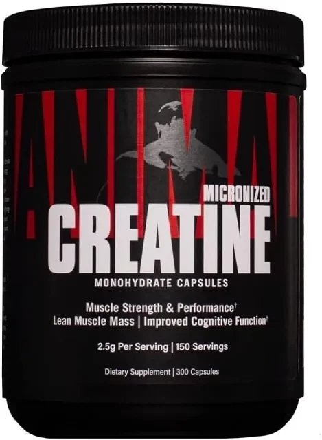 Animal - Kreatyna, Micronized Creatine Monohydrate, Kapsułki 300 caps