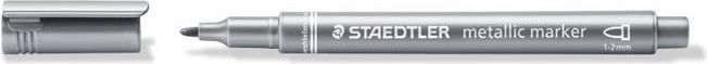 Staedtler Marker metaliczny Srebrny