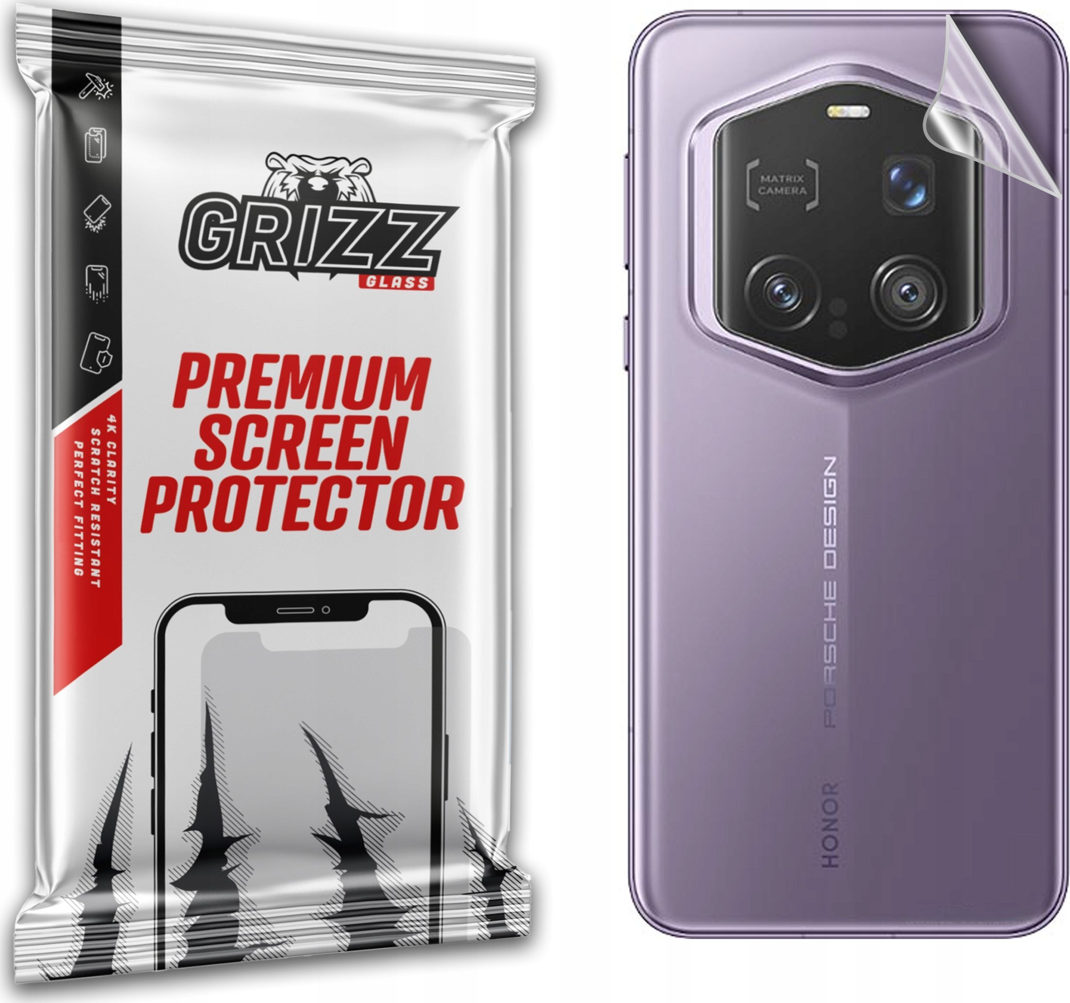 Folia na tył GrizzGlass SatinSkin do Honor Magic7 RSR