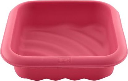 Lurch Forma Lurch FlexiForm kwadratowa, silikon, 17 x 17 cm, różowa