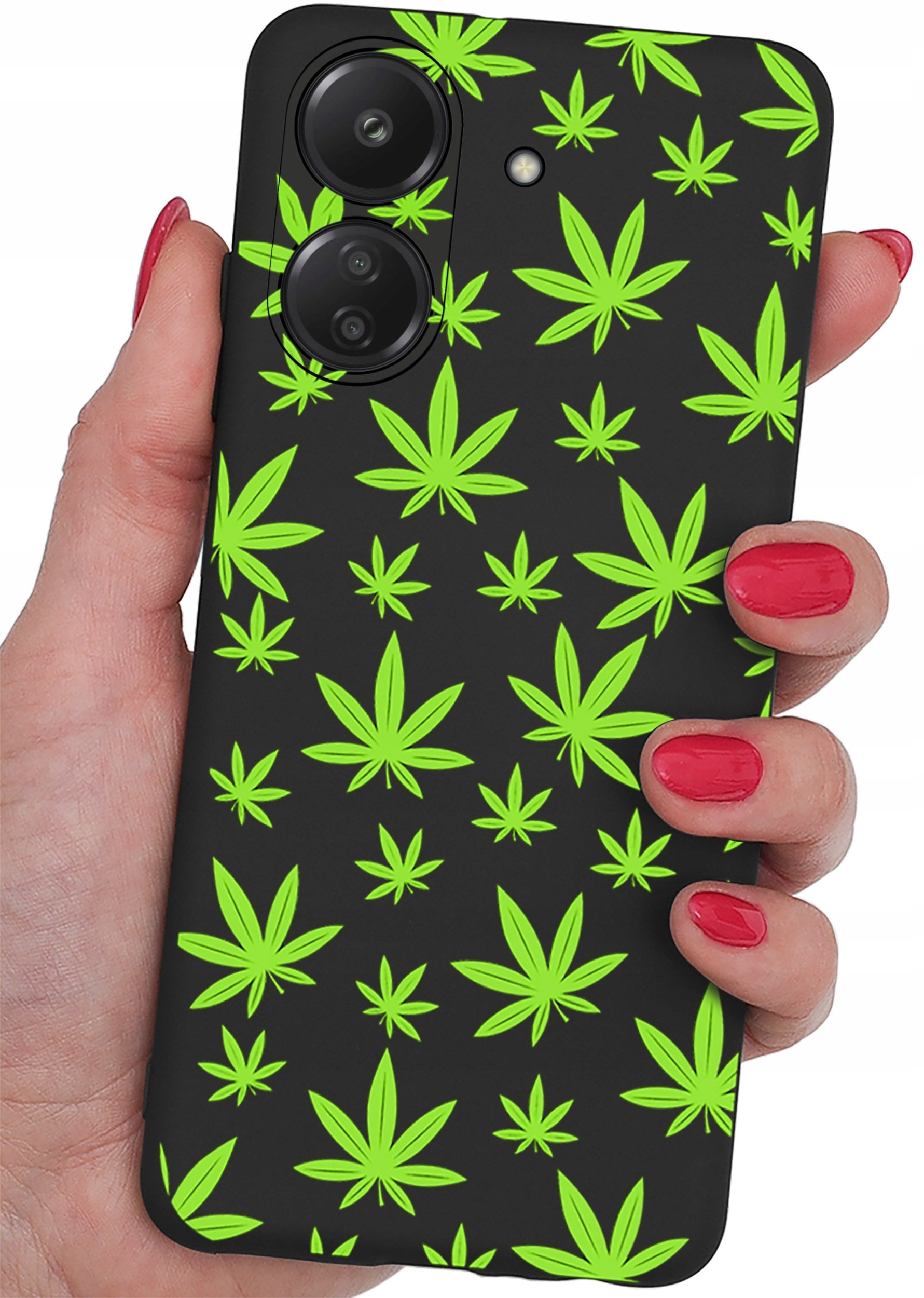 Etui do Xiaomi Redmi 13C | Poco C65 CASE WZORY MATT PLECKI +SZKŁO 9H