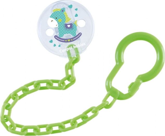 Canpol Łańcuszek do smoczka Toys zielony 10/889 Canpol babies