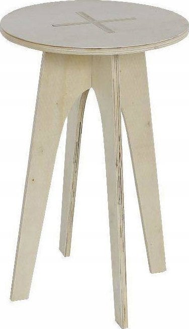 TODAY Stolik kawowy okrągły Simplicity, drewniany