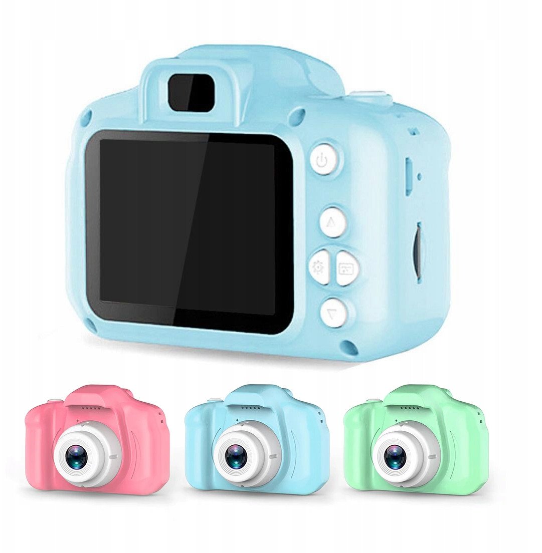 APARAT CYFROWY DLA DZIECI Dziecka Fotograficzny Kamera Różowy + KARTA 4GB