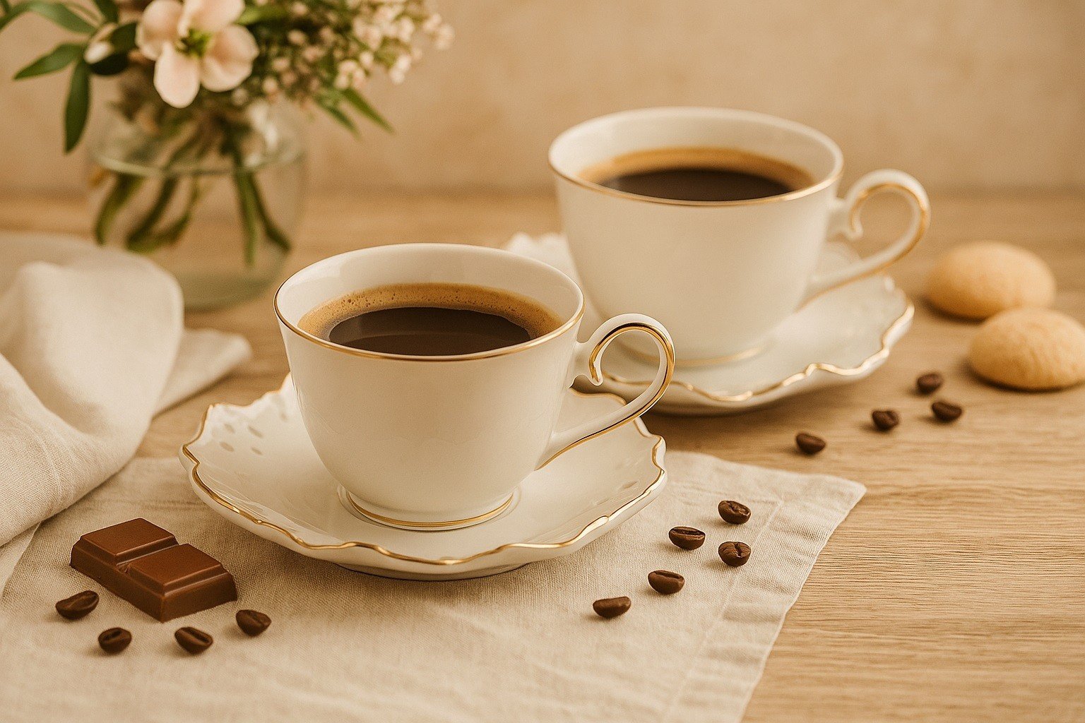 Komplet 2 filiżanek 250 ml + spodki Diva