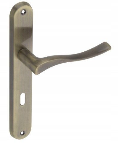 Klamka wewnętrzna drzwiowa mosiądz antyczny