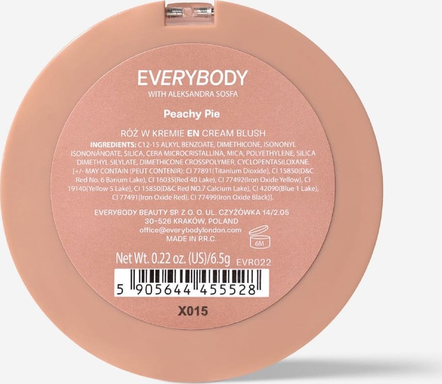 EVERYBODY Aleksandra Sosfa Róż d/tw Peachy Pie
