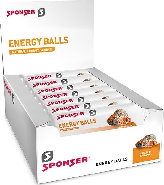 Przekąska SPONSER ENERGY BALLS Salted Caramel (pudełko 18szt x 45g) (NEW 2025)