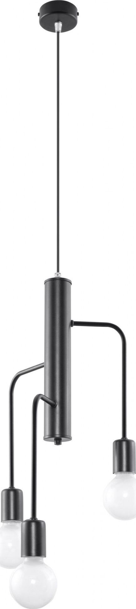 Lampa wisząca Lumes Regulowany loftowy żyrandol LED E756-Duomi