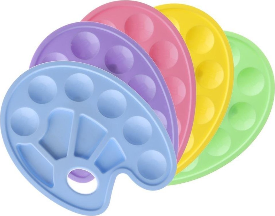 Paletki malarskie 5szt pastelowe STRIGO