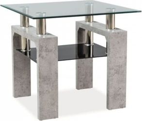 Signal ŁAWA LISA D TRANSP./BETON 60X60X55