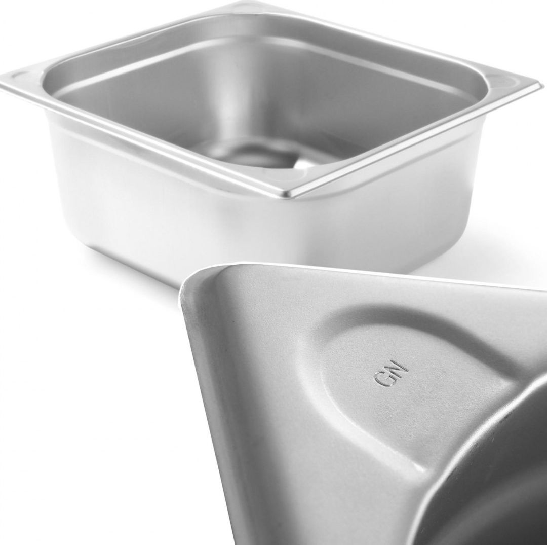 Hendi Pojemnik GN 2/3 stalowy Kitchen Line wys. 200 mm - Hendi 806258