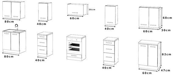 Meble Kuchenne Kuchnia Drewniana Roma 2.8m Nowoczesna Biały Mat Dąb Wotan
