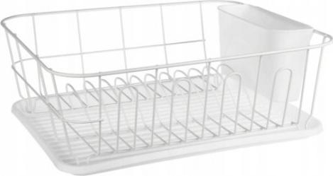 Galicja Suszarka do naczyń z podstawką Togo 37x33x13,5cm biała