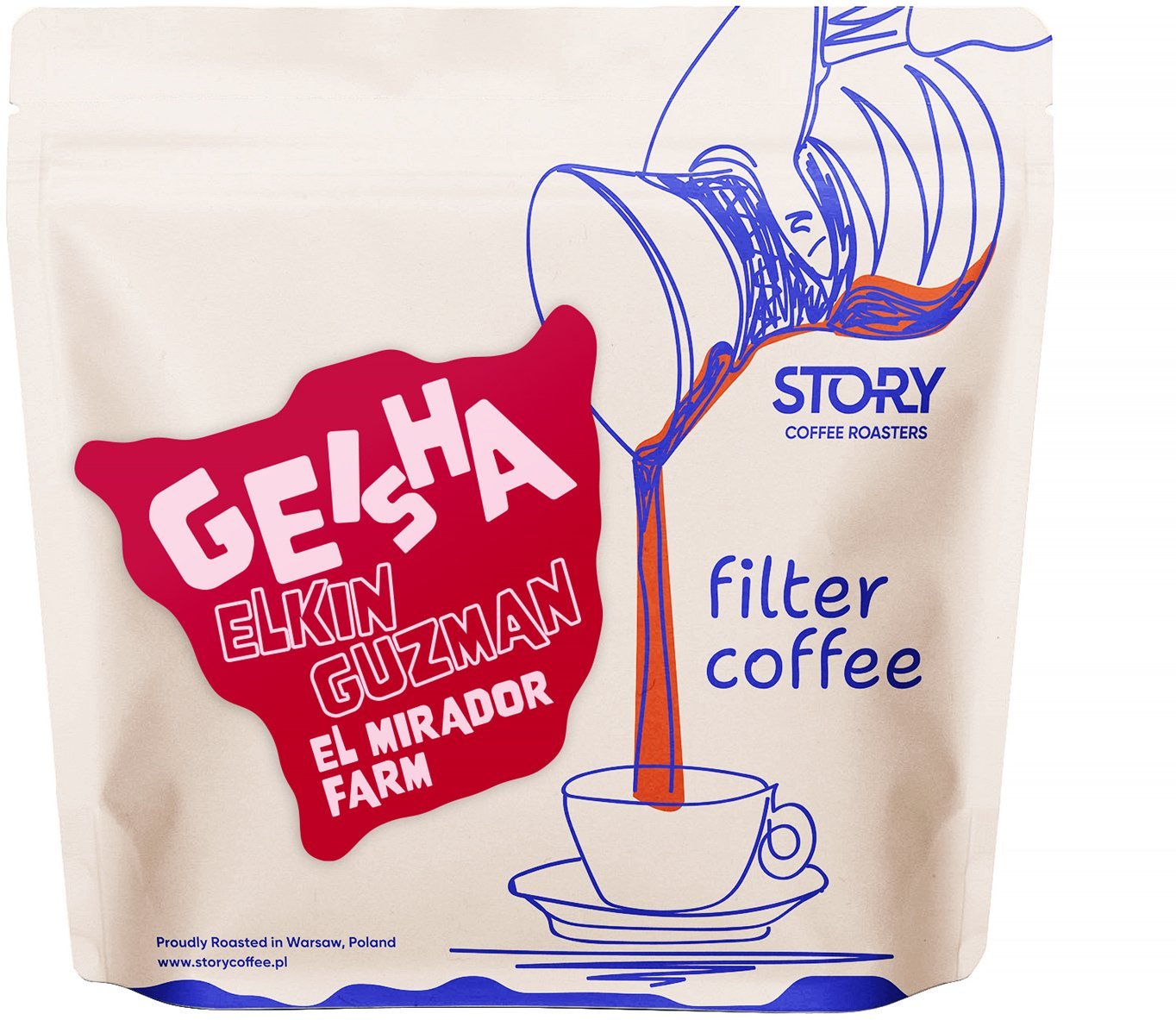 Kawa ziarnista Story Coffee Roasters Kawa ziarnista Kolumbia Gesha El Mirador 200g