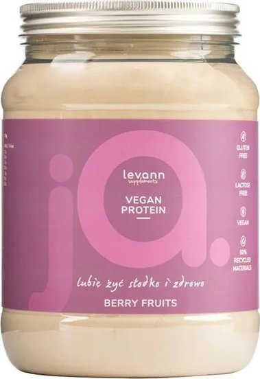 Levann Levann - jA Wegańskie Białko Owoce Jagodowe, Proszek, 500g