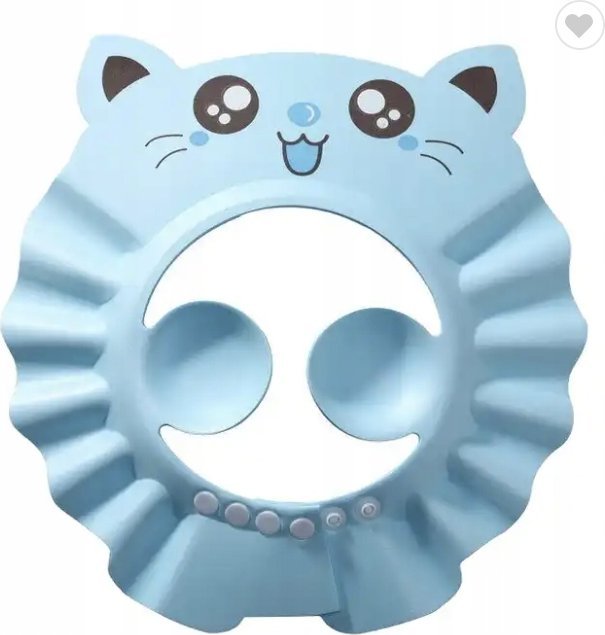 Daszek / Rondo Kąpielowe do Mycia Głowy Dzieci - Odcienie Niebieskiego