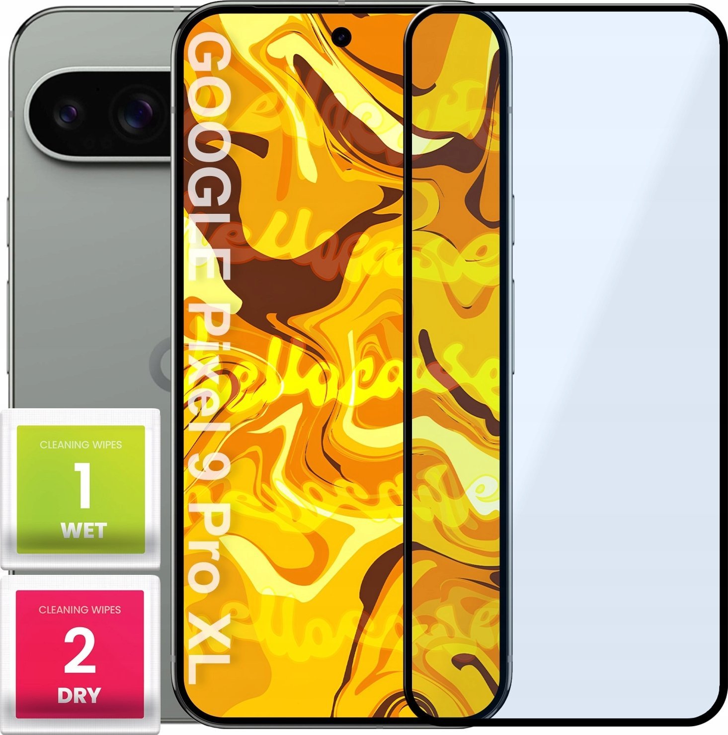 Hello Case SZKŁO HARTOWANE DO GOOGLE PIXEL 9 PRO XL 5G PEŁNE NA CAŁY EKRAN SZKIEŁKO 5D