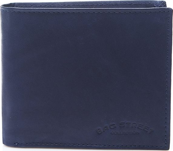 Bag Street Męski skórzany portfel duży granatowy C65