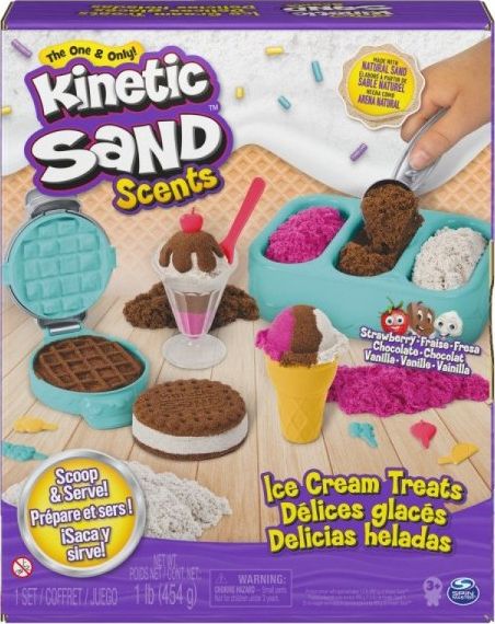 Spin Master Piasek plastyczny Kinetic Sand Lodowe specjały