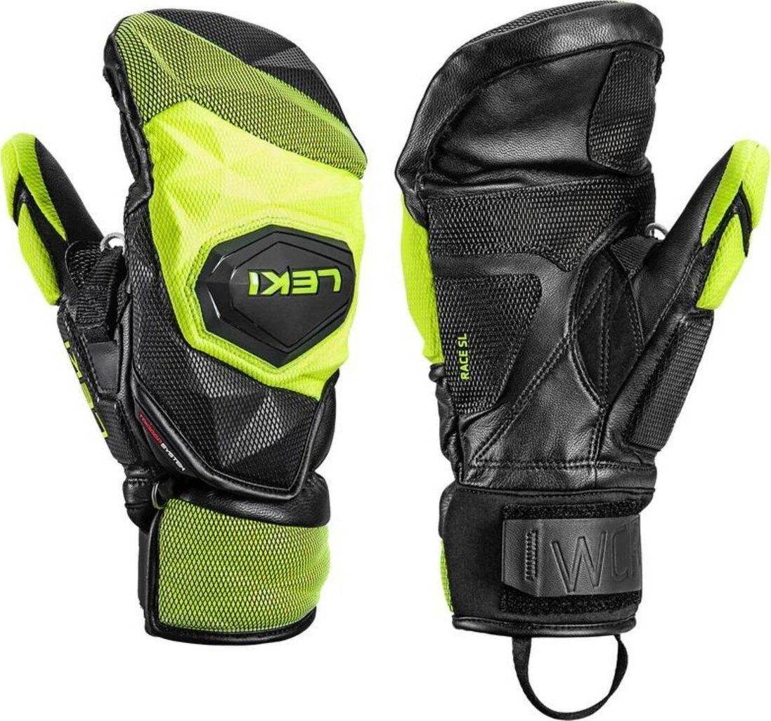 Leki LEKI RĘKAWICE WCR Venom SL 3D MITT black-ice lemon11.0