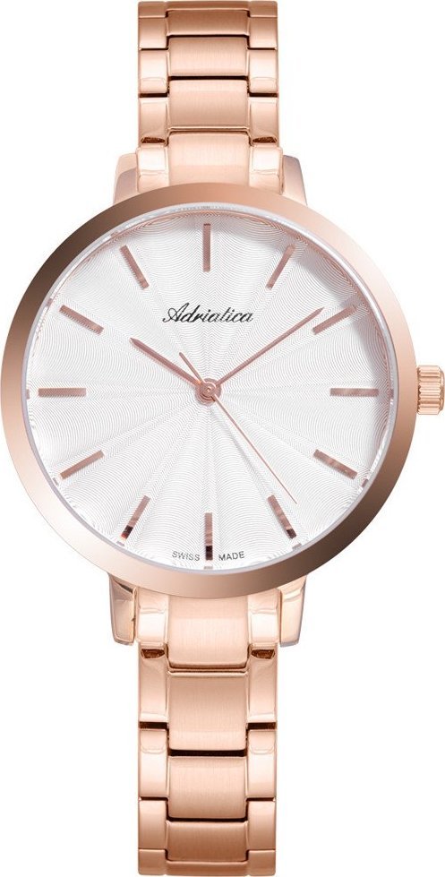 Zegarek Adriatica Zegarek damski Adriatica A3740.9113Q różowe złoto