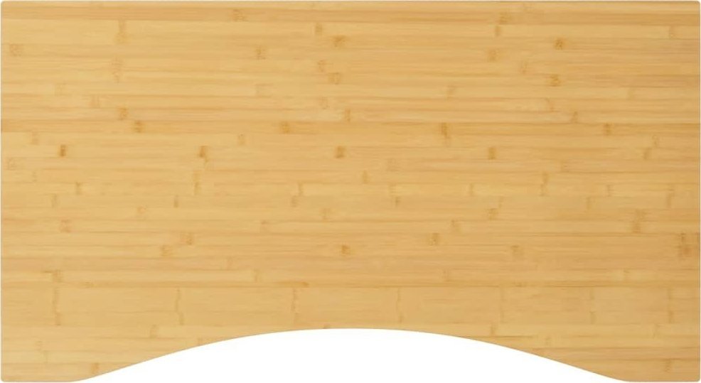 vidaXL Blat do biurka, 100x60x4 cm, bambusowy