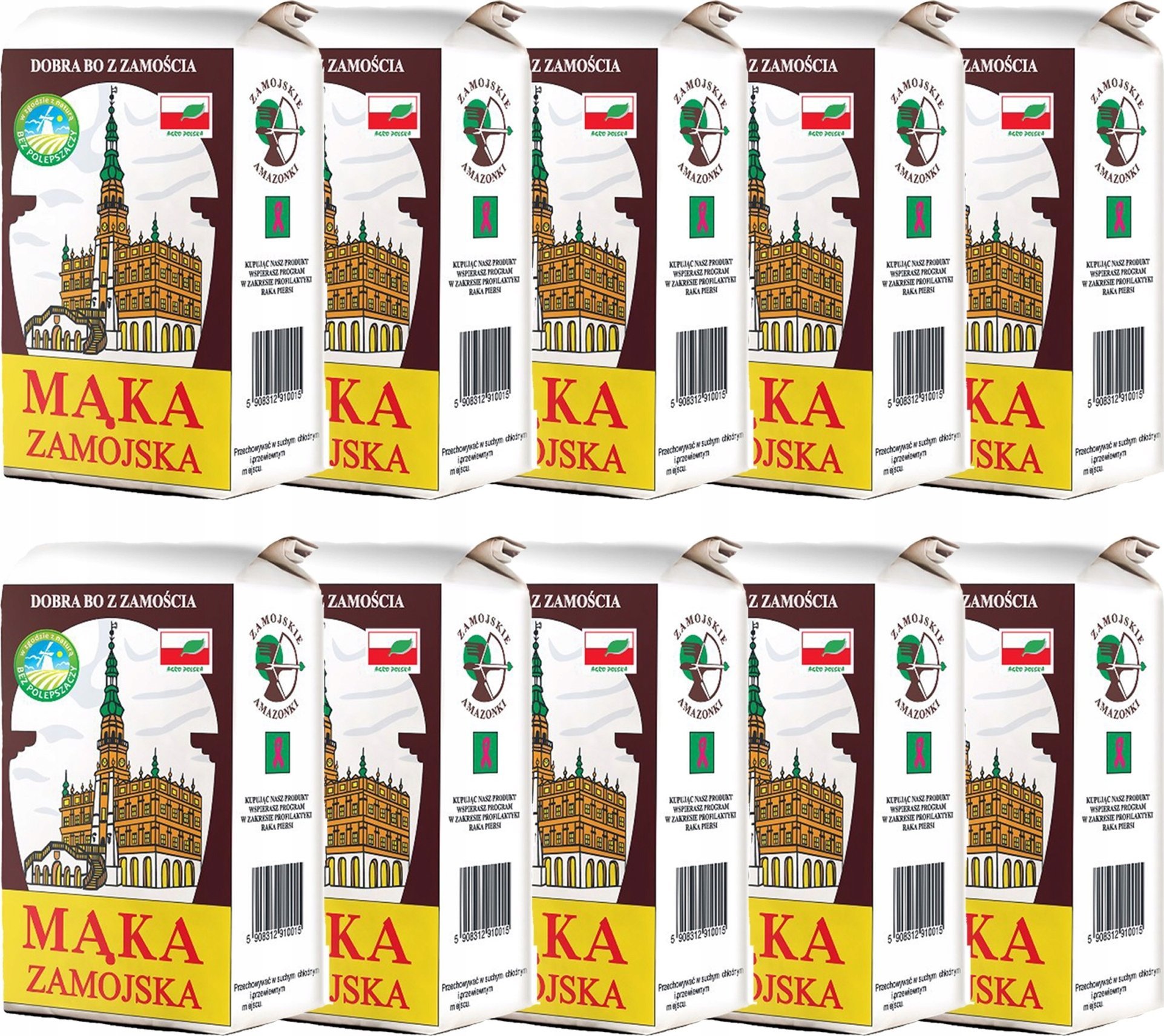 Zamojska Mąka Pszenna Typ 450 Zamość 1kg x 10 sztuk