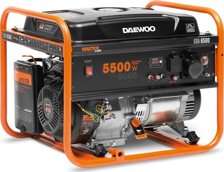 Agregat Daewoo GDA 6500 5500 W 1-fazowy