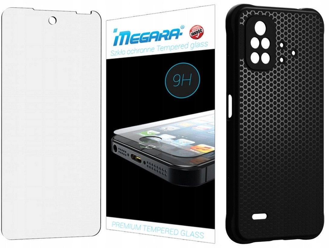 Szkło Hartowane 9H + Etui Do Hammer Blade 4 Case Cover Futerał