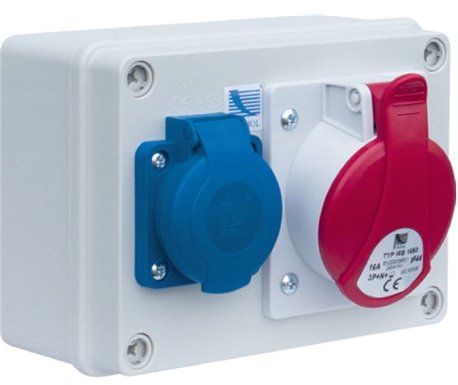 Pawbol Rozdzielnica stacjonarna R-BOX 150 1x32A/4P 1x250V IP44 (B.1206)