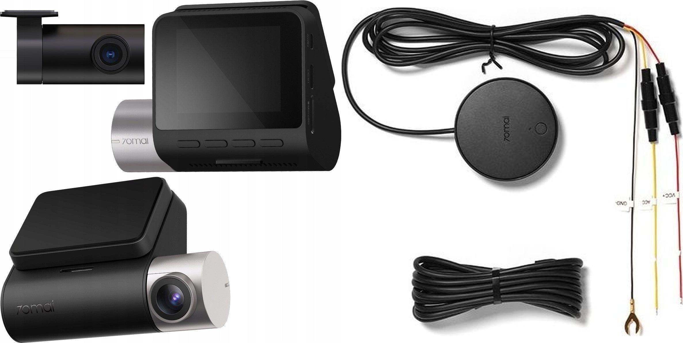 Wideorejestrator 70mai Wideorejestrator 70mai A510 + kamera tylna RC11 + Adapter zasilania trybu parkingowego KIT UP04 4G