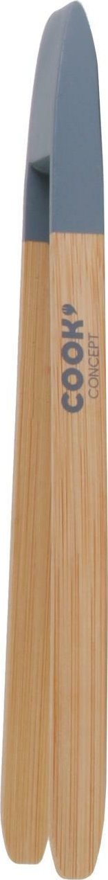 Intesi INTESI BAMBUSOWE SZCZYPCE DO SERWOWANIA Z MAGNESEM SZARE