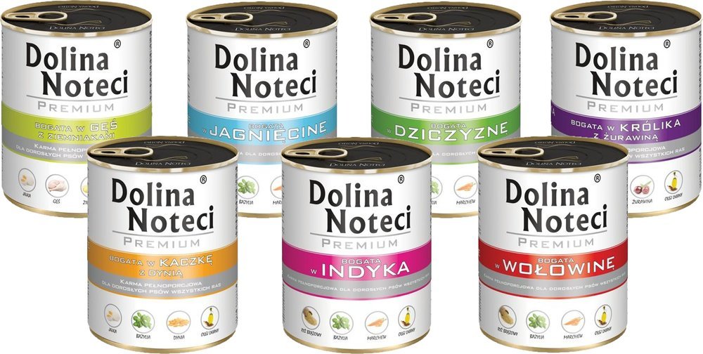 Dolina Noteci Dolina Noteci Premium Mix 24x800g bez ryb i kurczaka
