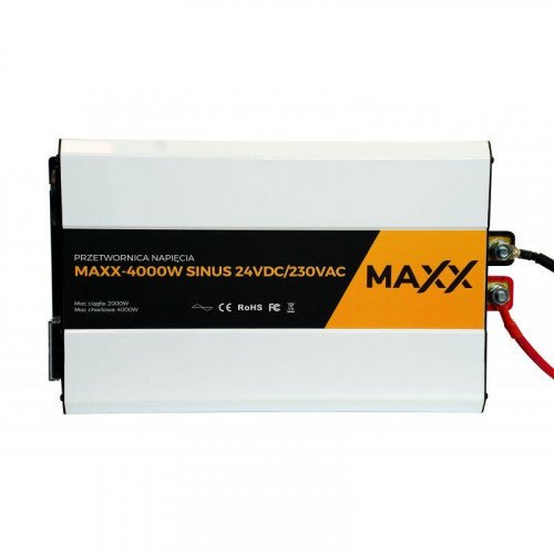 Przetwornica napięcia Maxx 24V/230V Sinus 4000W