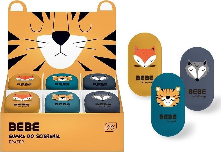 Interdruk Gumka do ścierania BB Friend Boys (18szt)