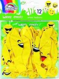 Fiorello Balony Emoty party metaliczne